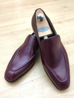 Burgundy loafers by Rozsnyai (4)